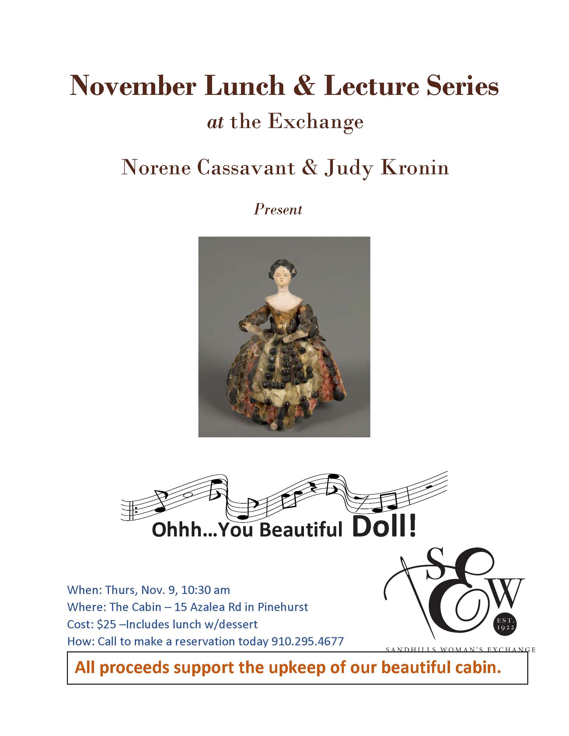 Sandhills Woman's Exchange November