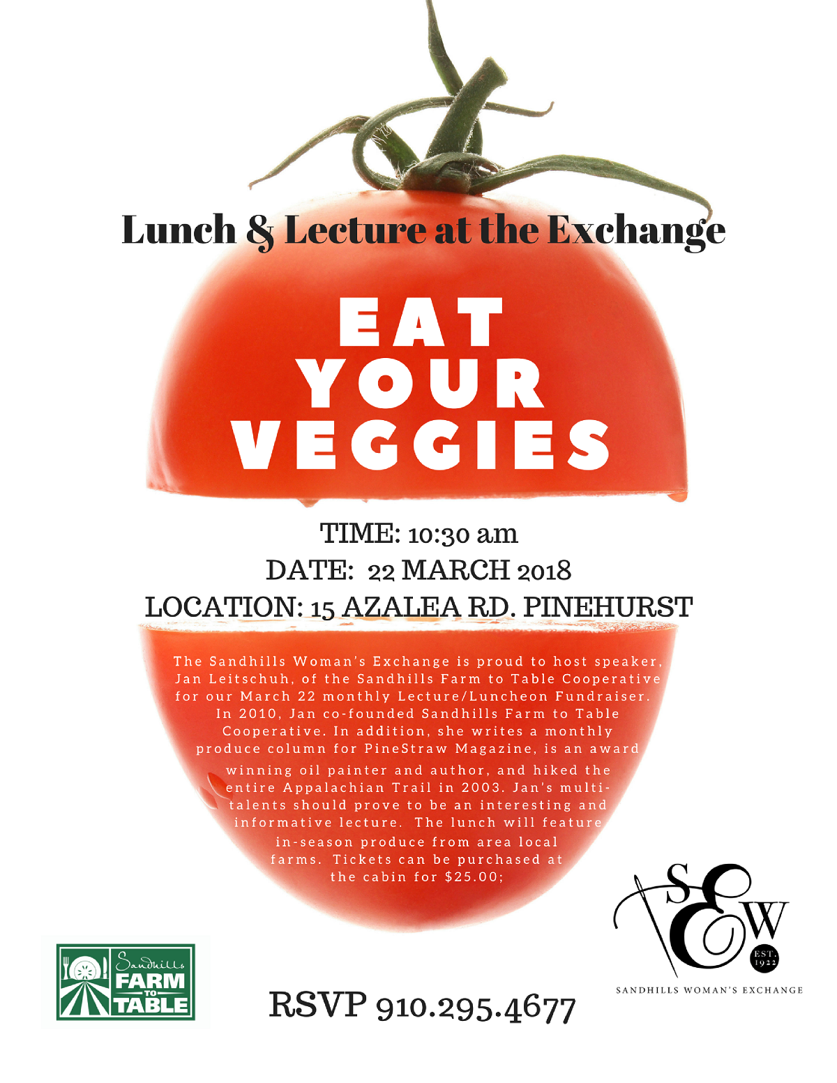 Sandhills Woman's Exchange March Event