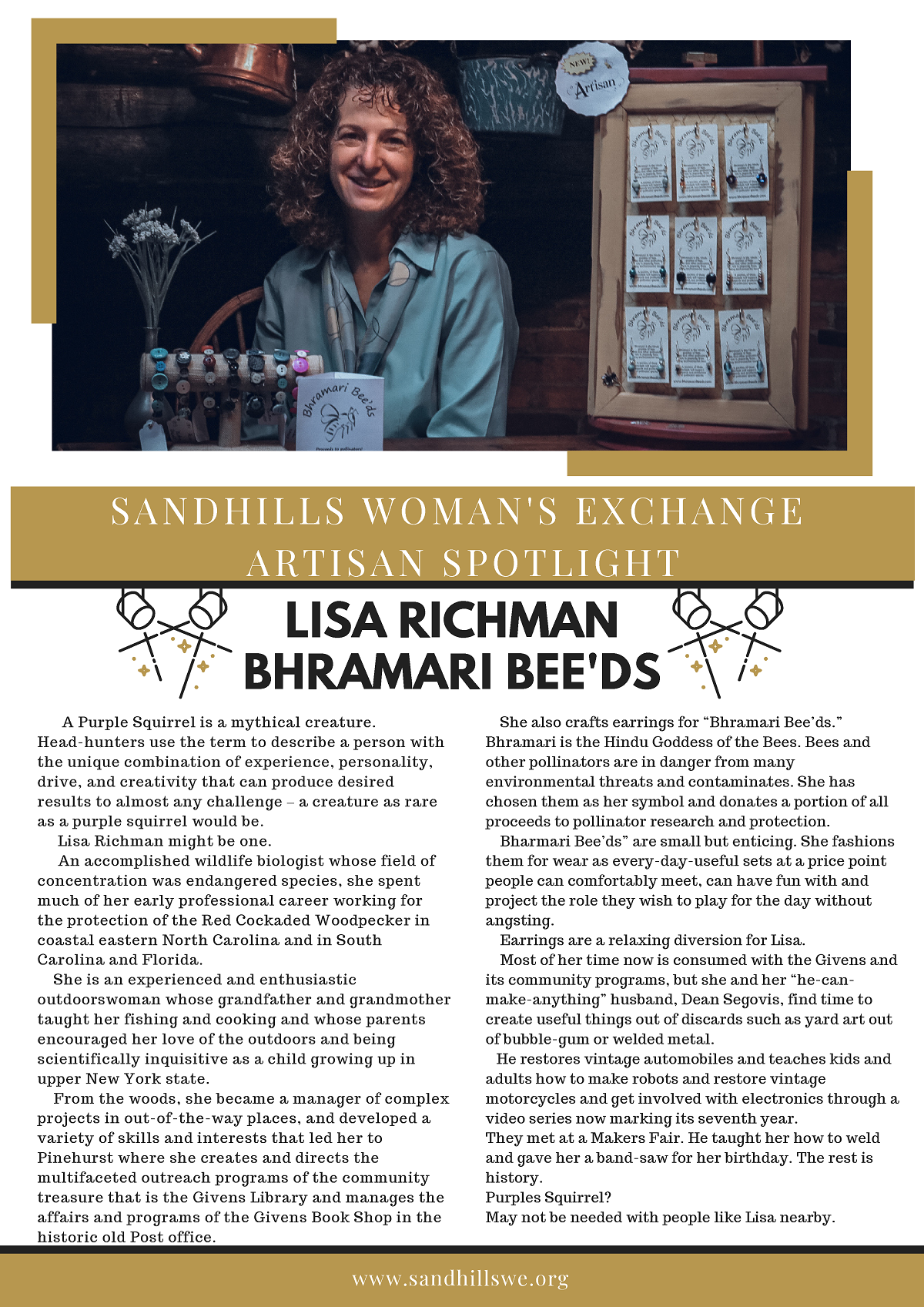 Sandhills Womans Exchange Spotlight