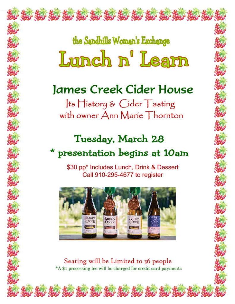 James Creek Lunch 'n Learn