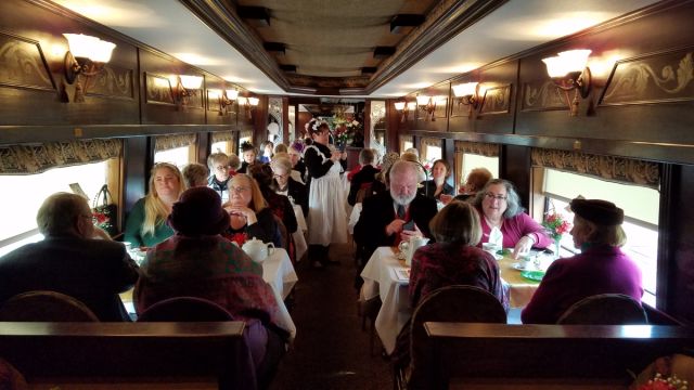 Tea Time on the Train