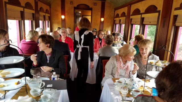 Tea Time on the Train