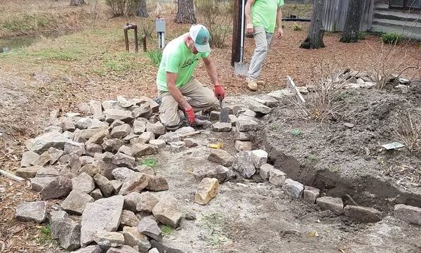 Howell Masonry Rock Wall