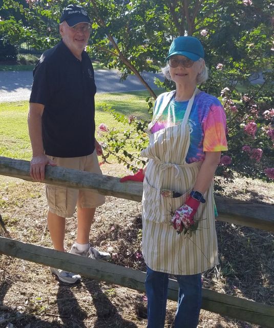 Garden Clean Up at the Cabin