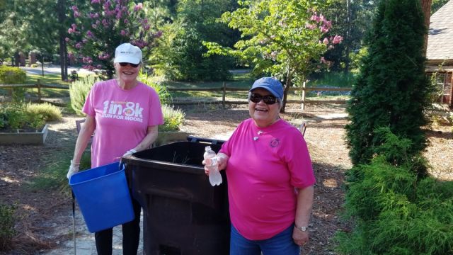 Garden Clean Up at the Cabin