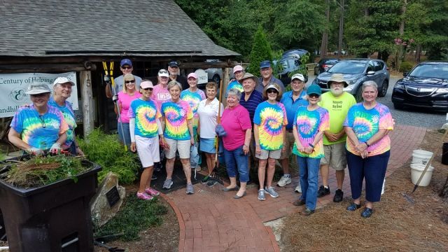 Garden Clean Up at the Cabin